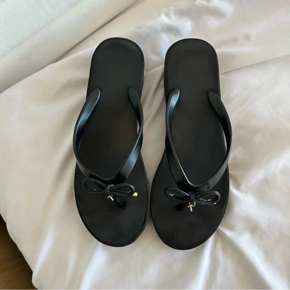 Kate Spade wedge flip flops - Picture 5 of 9